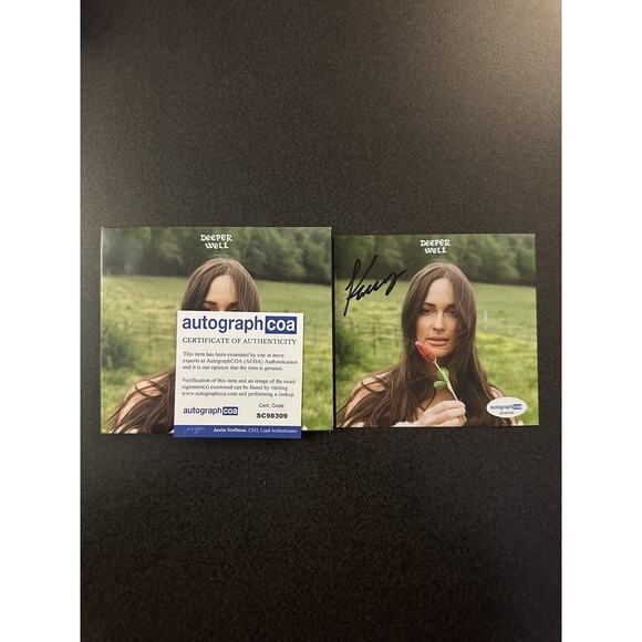 Kacey Musgraves Deeper Well SIGNED CD AUTOGRAPHED COA ACOA #SC98309 - Picture 1 of 3